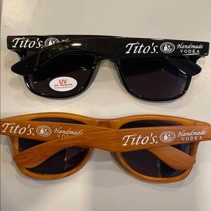 TWO Tito’s sunglasses brand new